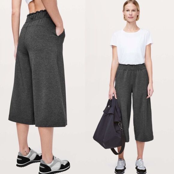 Lululemon Hello Sunday Crop
Heathered Mod Black! EUC size 10 - Picture 7 of 14